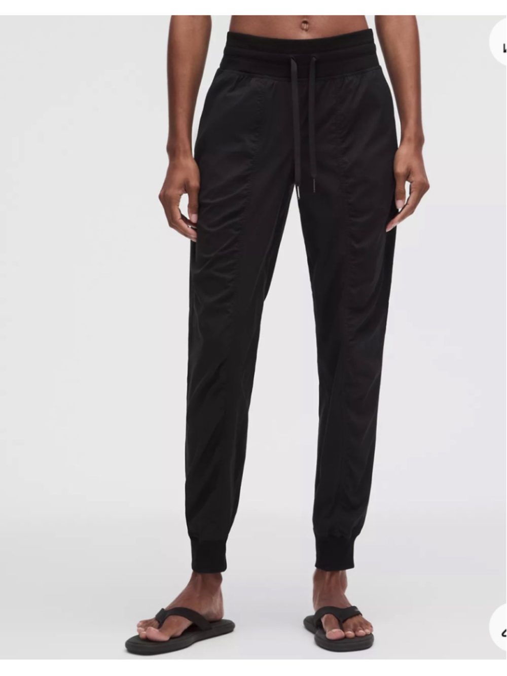 Lululemon Women’s Dance Studio Mid Rise Black Joggers SZ 10